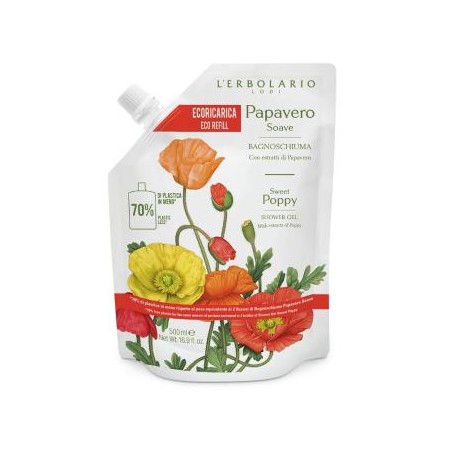 AMAPOLA SUAVE ECO RECARGA gel de baño 500 ml
