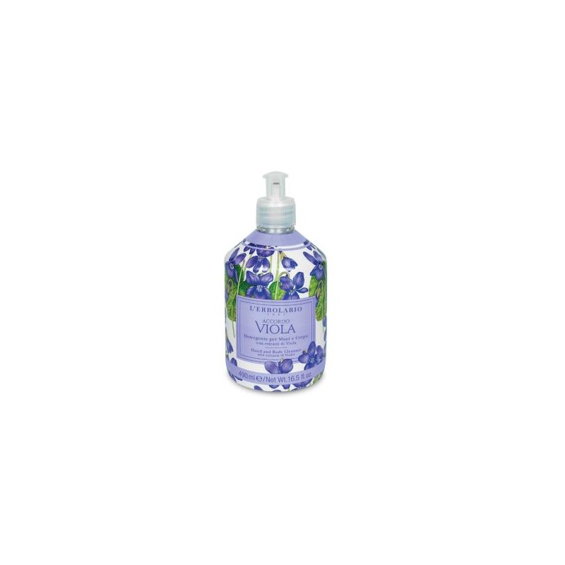 ACORDE VIOLETA hojas detergente manos y cuerpo EDICION LIMIT