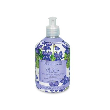 ACORDE VIOLETA hojas detergente manos y cuerpo EDICION LIMIT