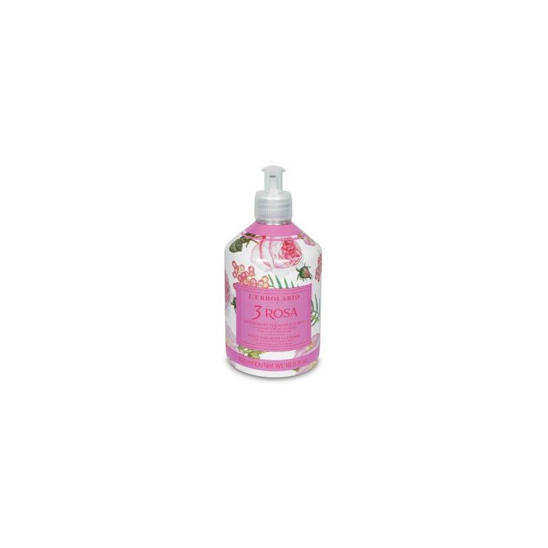 3 ROSAS hojas detergente manos y cuerpo EDICION LIMITADA 490