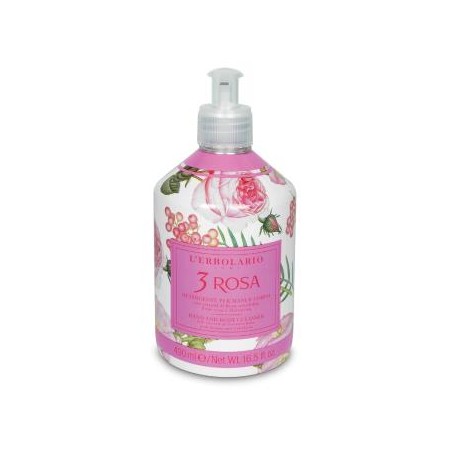 3 ROSAS hojas detergente manos y cuerpo EDICION LIMITADA 490