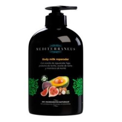 MEDITERRANEUS body milk reparador 500 ml.