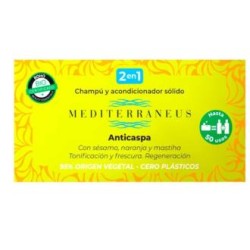 MEDITERRANEUS champu-acondicionador solido anticaspa 55 gr.