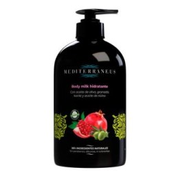 MEDITERRANEUS body milk hidratante 500 ml.