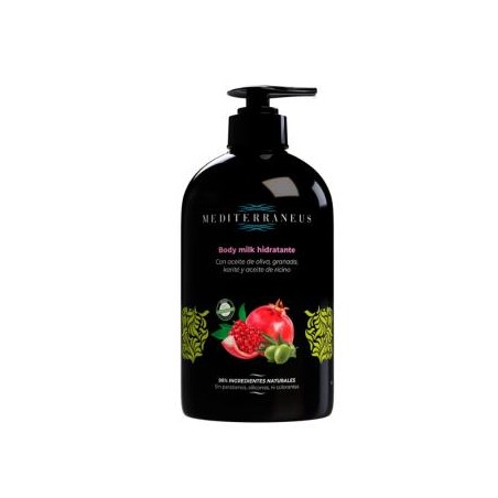 MEDITERRANEUS body milk hidratante 500 ml.