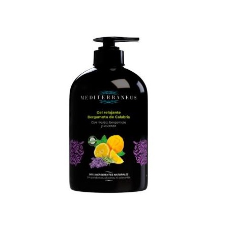 MEDITERRANEUS gel relajante bergamota de Calabria 500 ml.