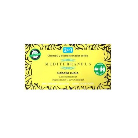 MEDITERRANEUS champu-acondicionador solido cabello rubio 55