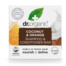 CHAMPU-ACONDICIONADOR SOLIDO coco-naranja 75 gr