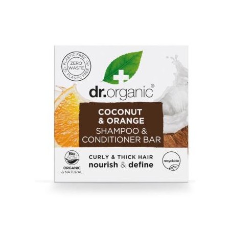 CHAMPU-ACONDICIONADOR SOLIDO coco-naranja 75 gr