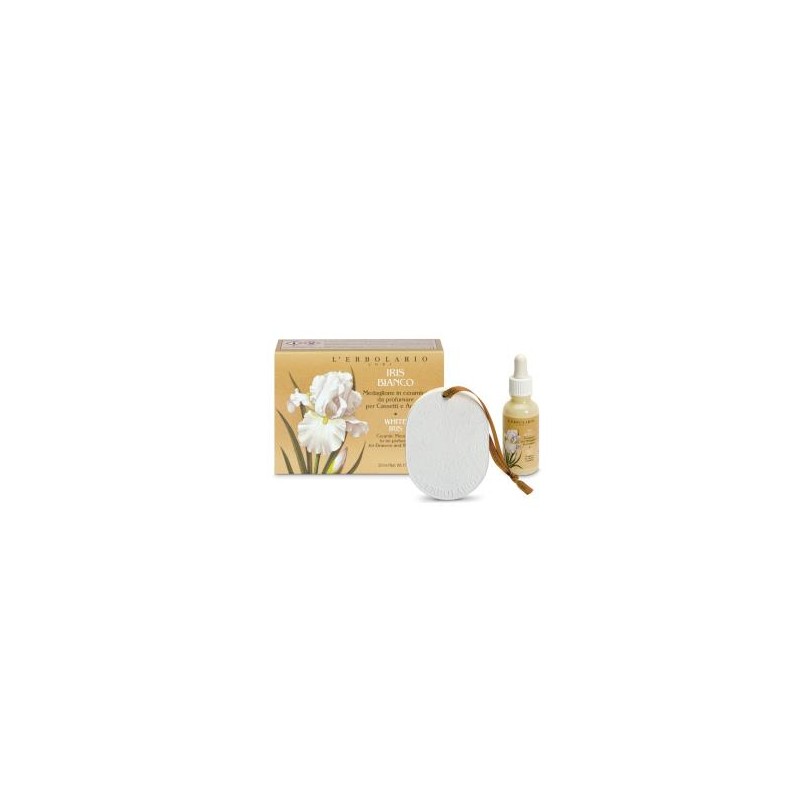 IRIS BLANCO medallon ceramica perfumado 30 ml.