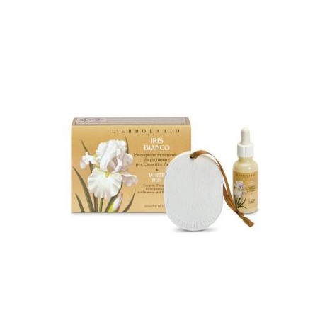 IRIS BLANCO medallon ceramica perfumado 30 ml.