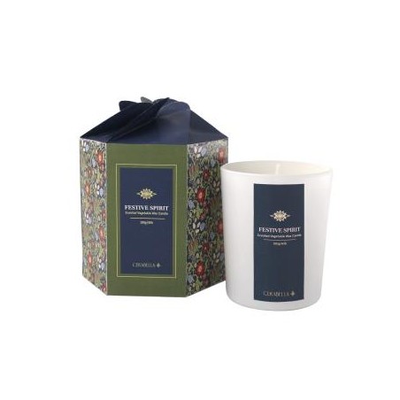 VELA PERFUMADA corrage festive spirit 7,5x9cm 1 ud