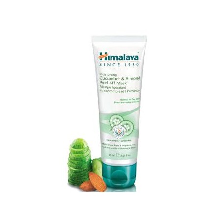 HIMALAYA MASCARILLA FACIAL PEEL-OFF almendra-pepino 75ml.