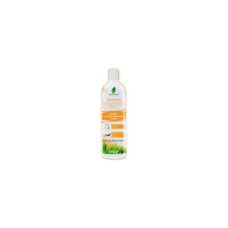 CHAMPU NATURAL luminosidad y color 500ml.