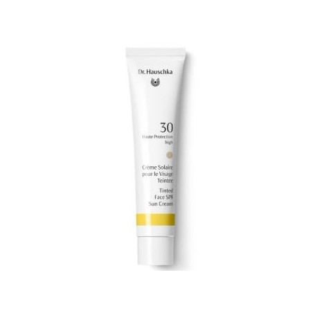 DR. HAUSCHKA CREMA SOLAR facial SPF30 con color tubo 40ml.