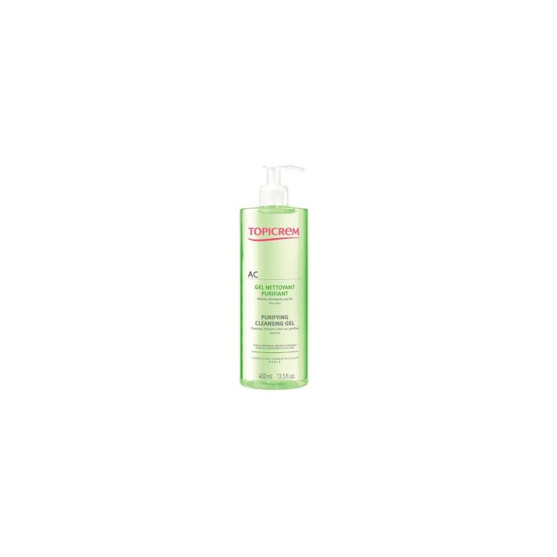 TOPICREM AC GEL LIMPIADOR purificante 400 ml TOPICREM AC GEL LIMPIADOR purificante 400 ml
