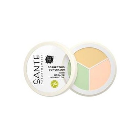 SANTE naturkosmetik CORRECTOR POLVO-CREMA 3 tonos 6gr.