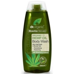 DR. ORGANIC GEL DE BAÑO Y DUCHA aceite cañamo organico 250ml.