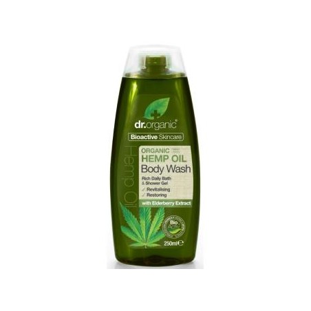 DR. ORGANIC GEL DE BAÑO Y DUCHA aceite cañamo organico 250ml.