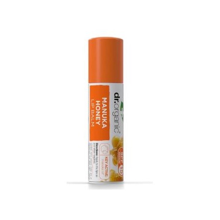 DR. ORGANIC BALSAMO LABIAL miel de manuka 5,7ml.