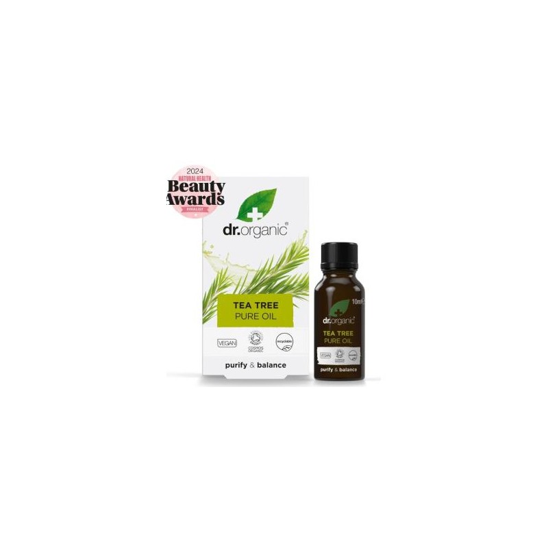 DR. ORGANIC ACEITE PURO arbol del te organico 10ml. DR. ORGANIC ACEITE PURO arbol del te organico 10ml.