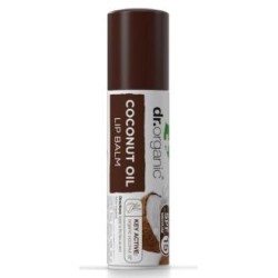 DR. ORGANIC BALSAMO LABIAL aceite coco organico 5,7ml.