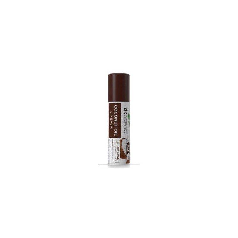 DR. ORGANIC BALSAMO LABIAL aceite coco organico 5,7ml. DR. ORGANIC BALSAMO LABIAL aceite coco organico 5,7ml.