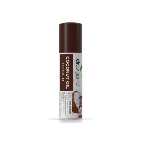 DR. ORGANIC BALSAMO LABIAL aceite coco organico 5,7ml.
