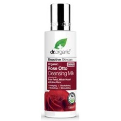 DR. ORGANIC LECHE LIMPIADORA rosa de damasco 150ml.
