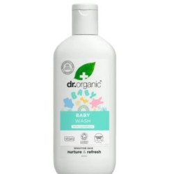 DR. ORGANIC CHAMPU-GEL DE BAÑO CALENDULA para bebe 250ml.