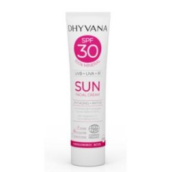 DHYVANA SOLAR SPF30 SUN con acido hialuronico 50ml. ECO