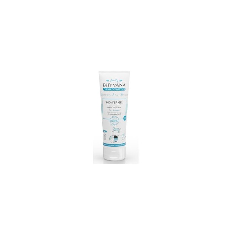 DHYVANA GEL DE DUCHA FAMILIAR  salvia y melisa 200ml. ECO