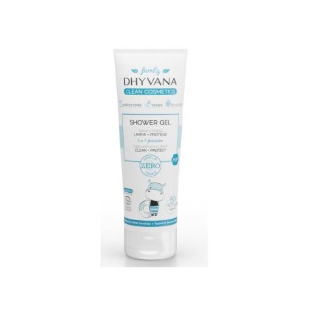 DHYVANA GEL DE DUCHA FAMILIAR  salvia y melisa 200ml. ECO