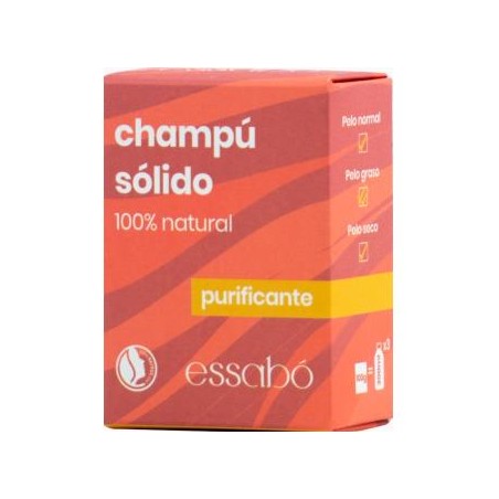 ESSABO champu solido purificante 100gr.