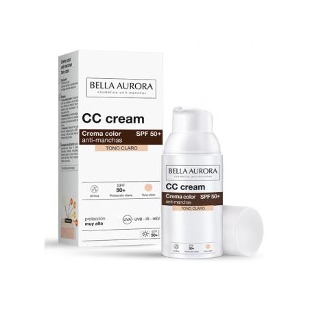 CC CREAM SPF 50+ tono claro 30ml.