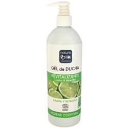 NATURABIO cosmetics GEL DE DUCHA REVITALIZANTE limon-aloe 740ml. BIO