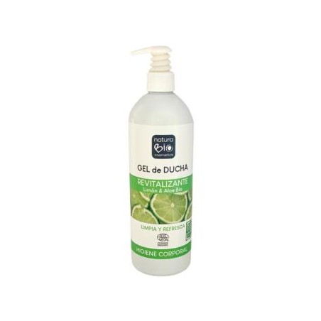 NATURABIO cosmetics GEL DE DUCHA REVITALIZANTE limon-aloe 740ml. BIO