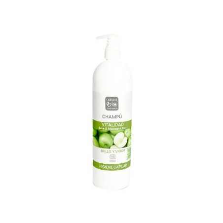 CHAMPU VITALIDAD aloe-manzana 740ml.