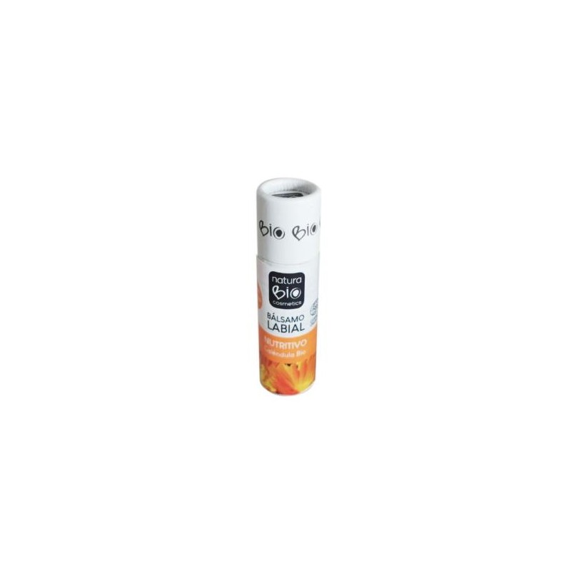 NATURABIO cosmetics BALSAMO LABIAL NUTRITIVO calendula-vainilla 9,5gr. NATURABIO cosmetics BALSAMO LABIAL NUTRITIVO calendula-vainilla 9,5gr.