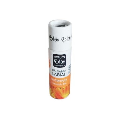 NATURABIO cosmetics BALSAMO LABIAL NUTRITIVO calendula-vainilla 9,5gr.