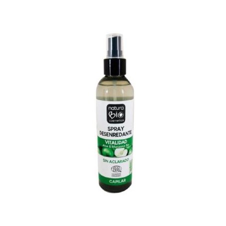 NATURABIO cosmetics SPRAY DESENREDANTE VITALIDAD aloe-manzana 200ml.