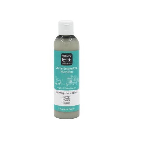 NATURABIO COSMETICS LECHE LIMPIADORA NUTRITIVA argan-calendula 216gr.