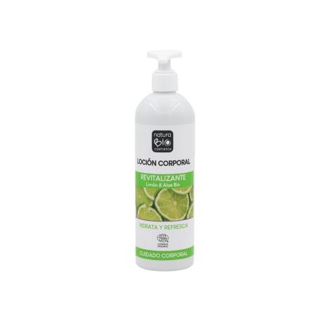 NATURABIO COSMETICS LOCION CORPORAL REVITALIZANTE limon-aloe 500ml.