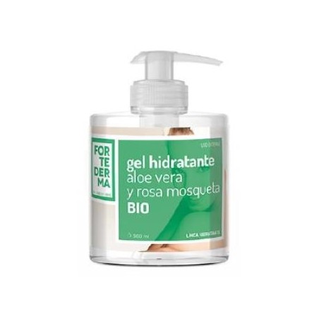 HERBORA GEL HIDRATANTE aloe vera-rosa mosqueta 500ml. BIO