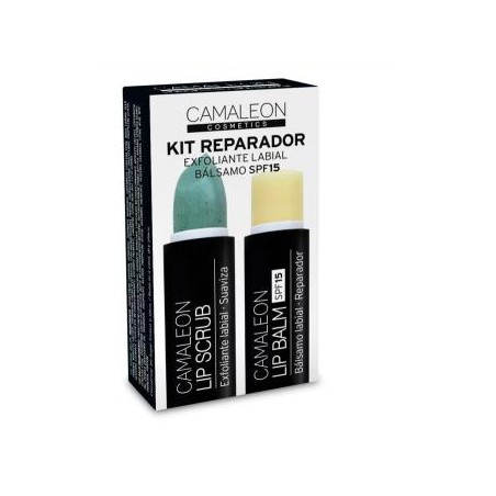 CAMALEON cosmetics CAMALEON KIT REPARADOR labial+exfoliante melon.