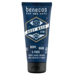 BENECOS BODY WASH 3en1 for men 200ml. VEGANO