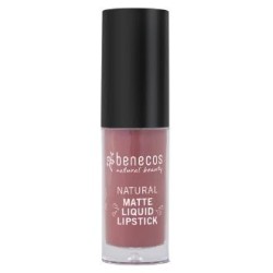 BENECOS BARRA DE LABIOS mate liquida rosewood romance 5ml.