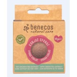 BENECOS ESPONJA KONJAC te verde piel mixta. VEGANO