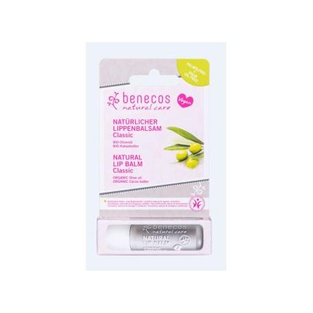 BENECOS BALSAMO LABIAL VEGANO oliva-karite-jojoba 4,8gr.