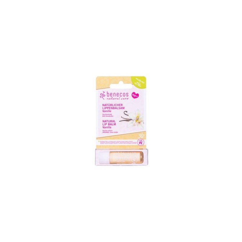 BENECOS BALSAMO LABIAL VEGANO vainilla natural 4,8gr.